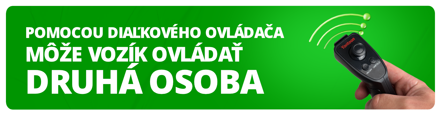 Banner diaľkového ovládania